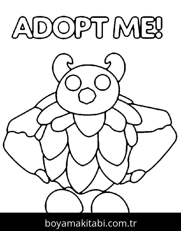 Adopt Me boyama sayfası – yaratıcılık, eğlenceli etkinlik