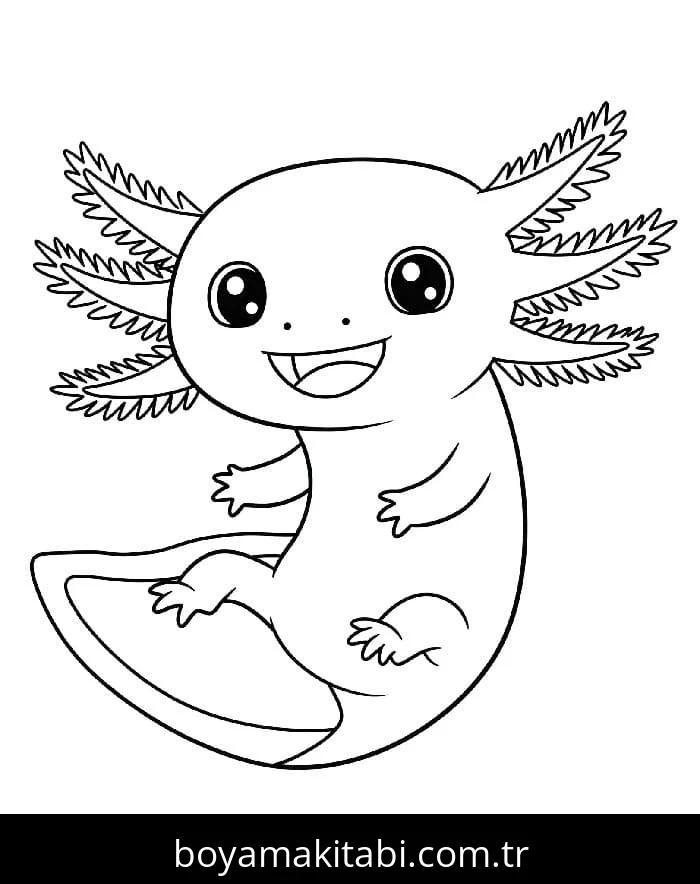 Aksolotl Boyama