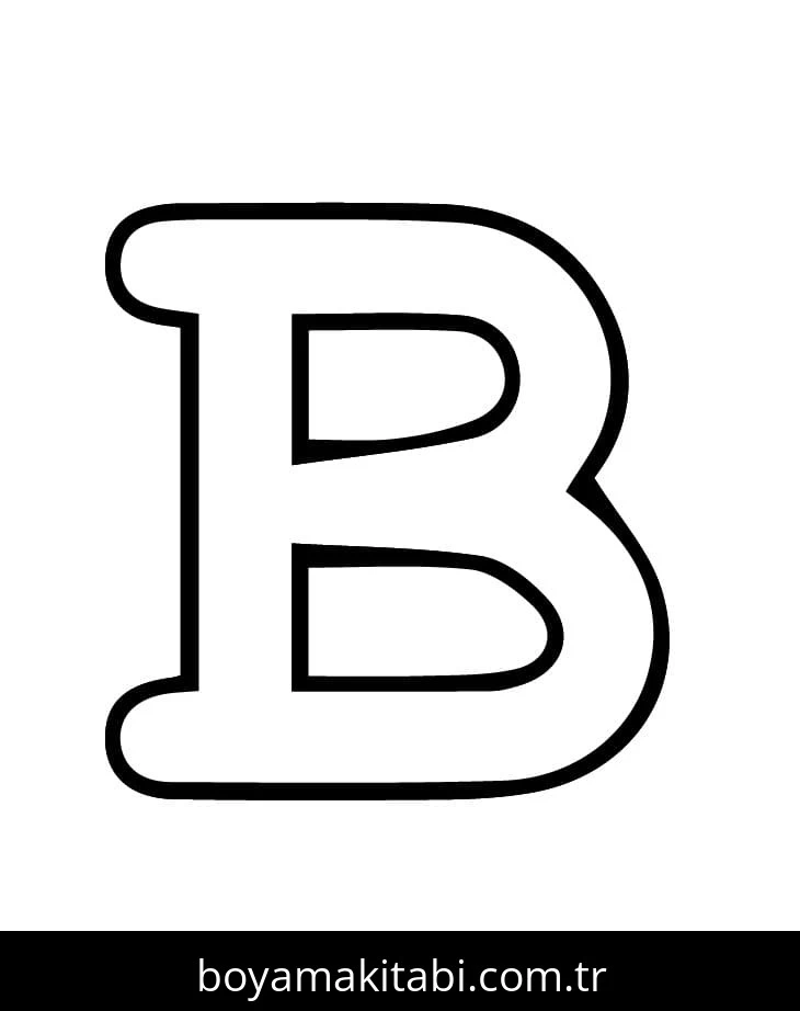 Alfabe boyama sayfası – yaratıcılık, eğlenceli etkinlik