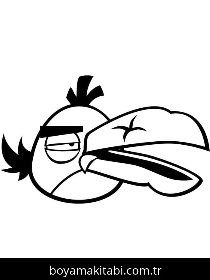 Angry Birds boyama sayfası – evde etkinlik, ücretsiz yazdır