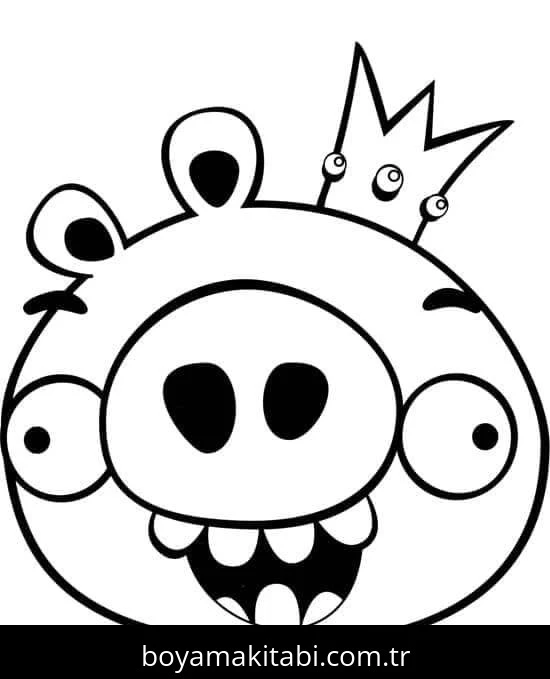 Angry Birds boyama sayfası – sanatsal çalışma, çocuklar için