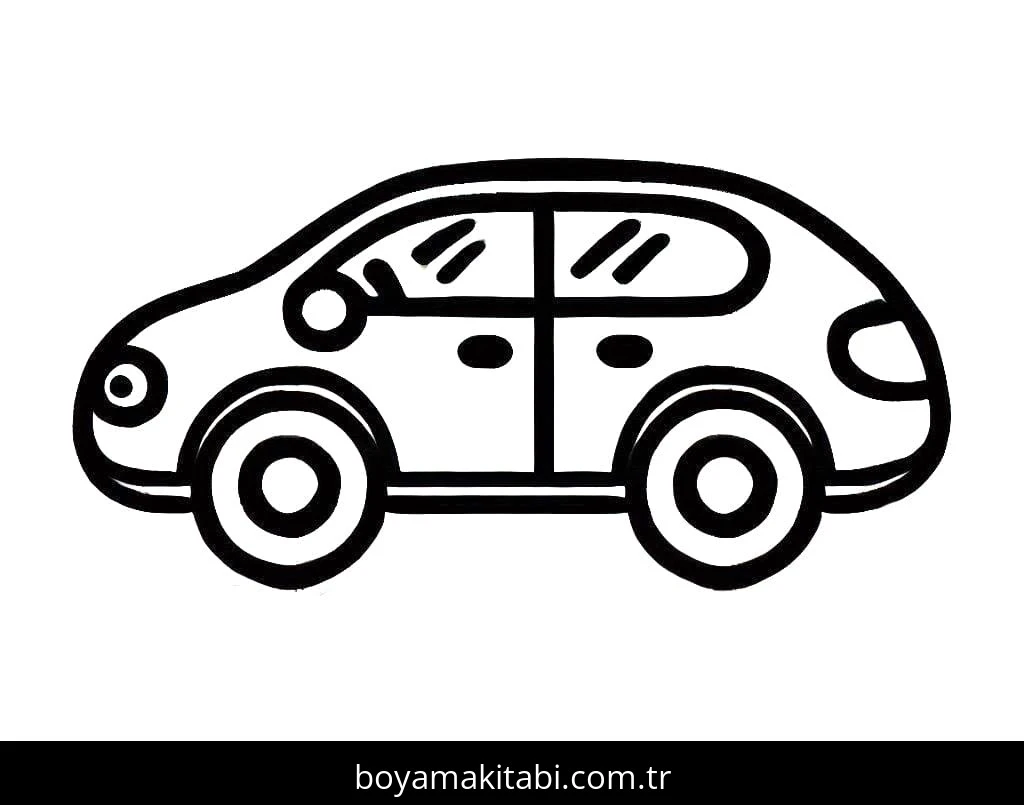 Araba boyama sayfası – ücretsiz yazdır, boyama etkinliği