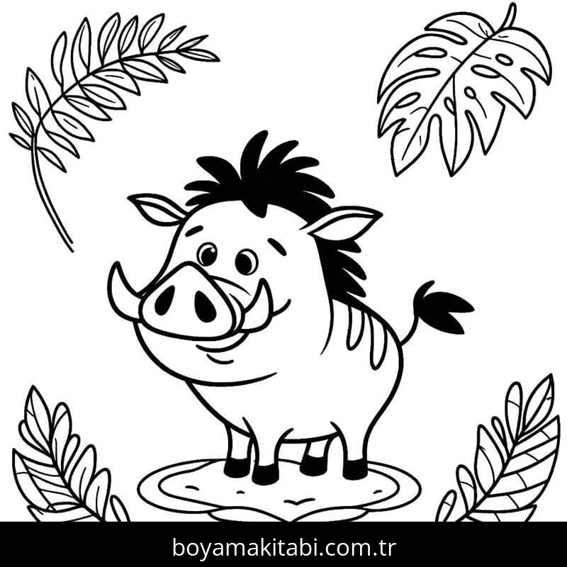 Aslan Kral boyama sayfası – yaratıcılığı geliştirir, keyifli zaman