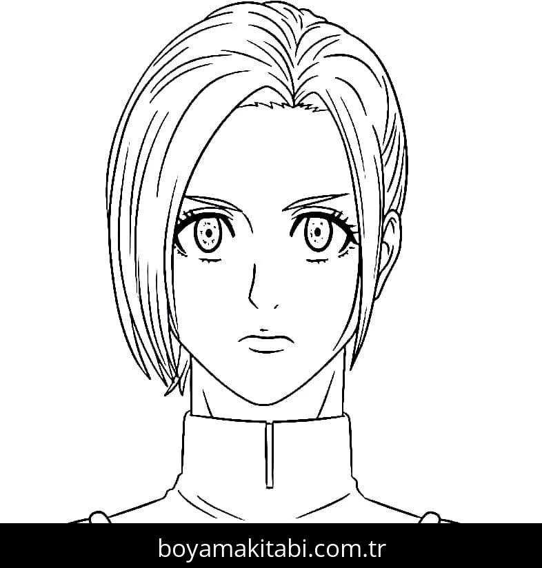 Attack on Titan boyama sayfası #34 – A4 baskıya uygun, ücretsiz yazdır