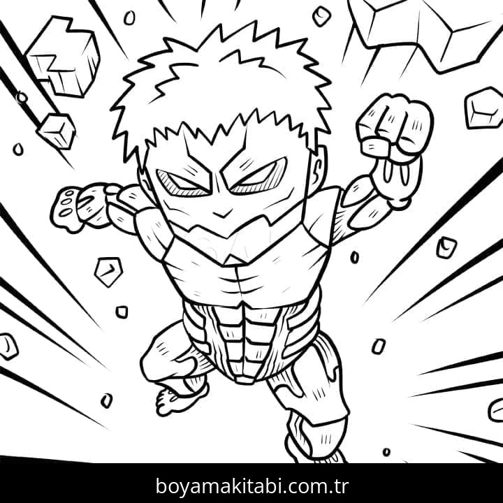 Attack on Titan boyama sayfası #38 – yaratıcı sanat çalışması, eğlenceli etkinlik