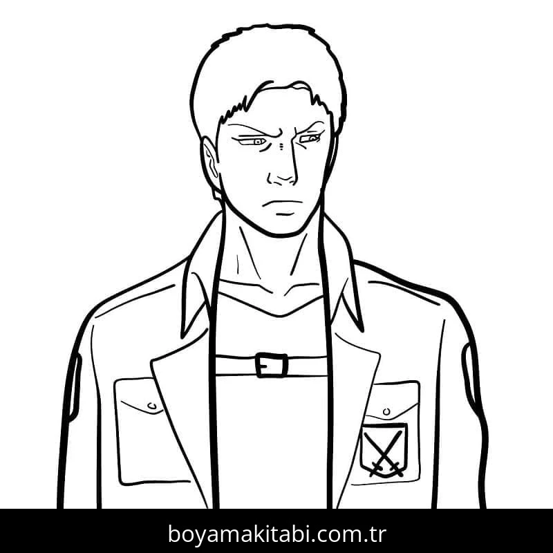Attack on Titan boyama sayfası #40 – eğlenceli öğrenme deneyimi, okul öncesi