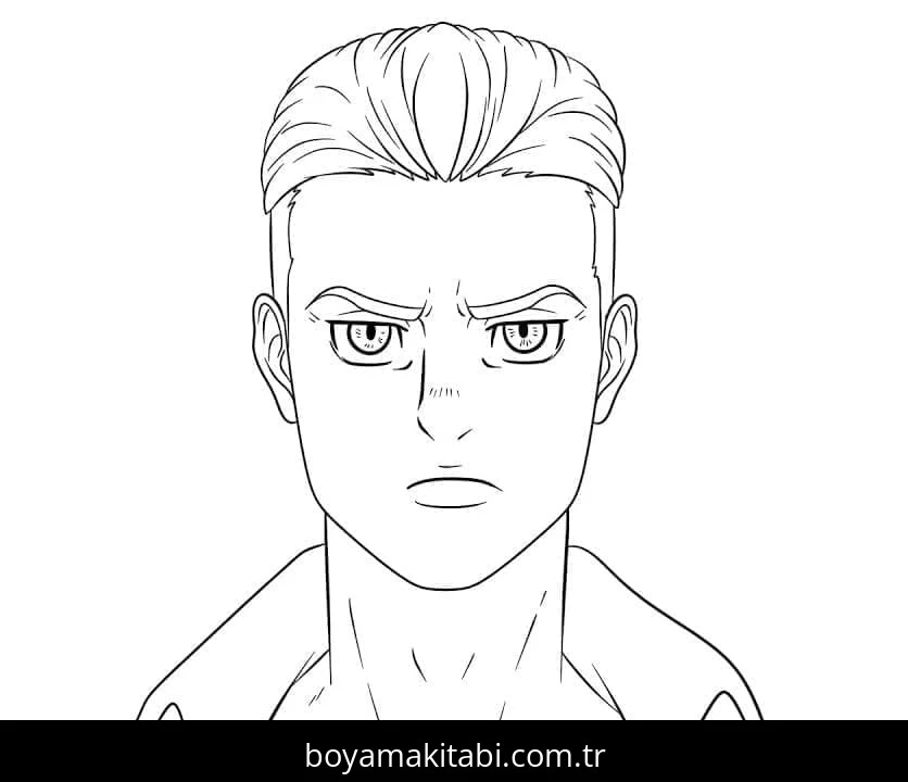 Attack on Titan boyama sayfası #42 – PDF indir, sevimli karakter