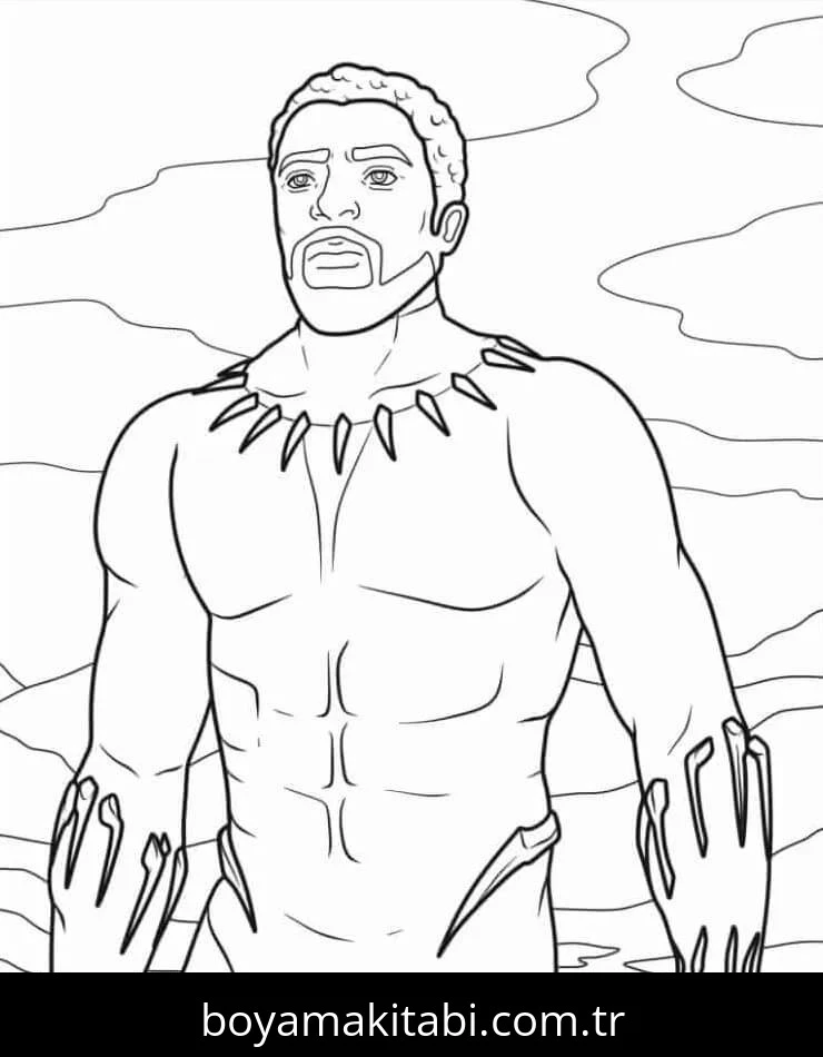 Avengers (Yenilmezler) boyama sayfası – çocuk aktivitesi, PDF indir