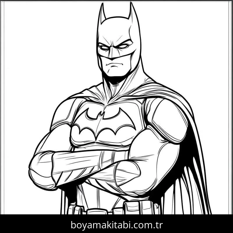 Batman boyama sayfası – ücretsiz yazdır, boyama etkinliği