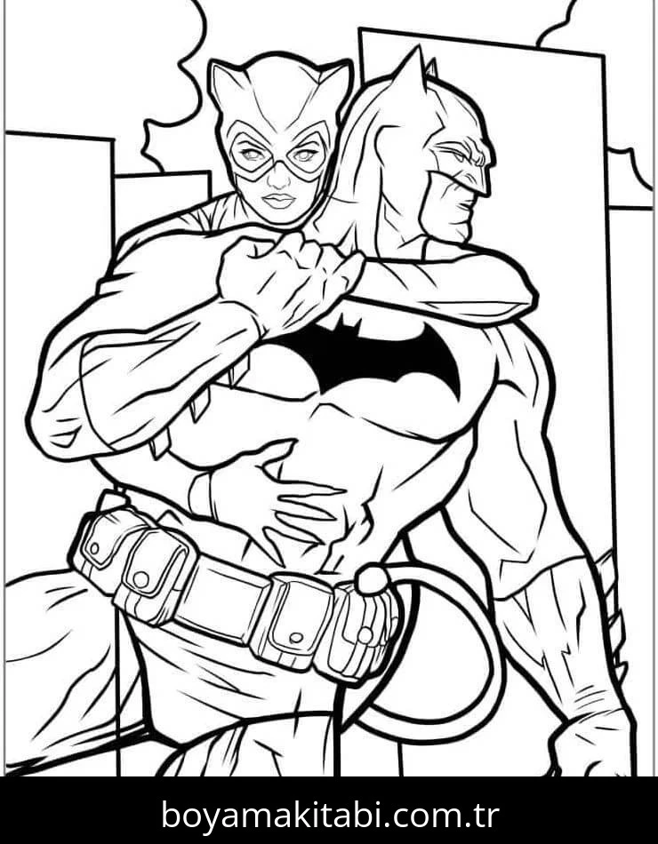 Batman boyama sayfası – yaratıcılığı geliştirir, keyifli zaman