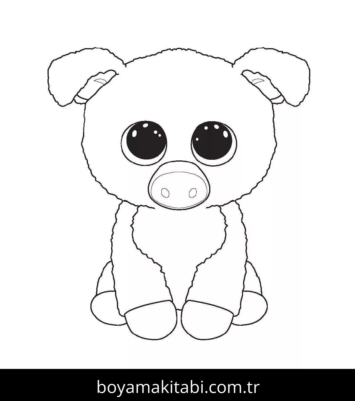 Beanie Boo boyama sayfası – ücretsiz yazdır, boyama etkinliği