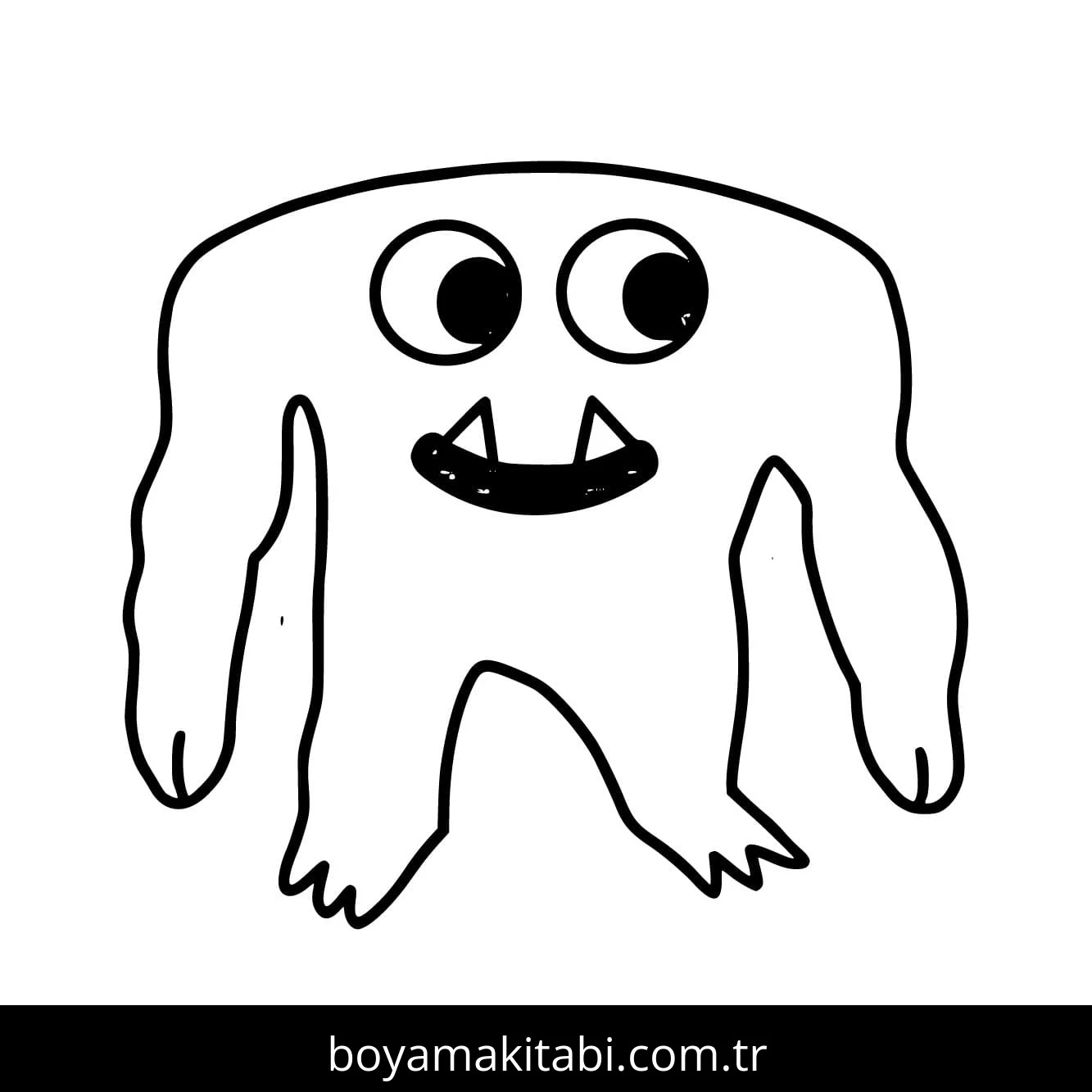 Garten of BanBan boyama sayfası – renkli çizimler, okul öncesi