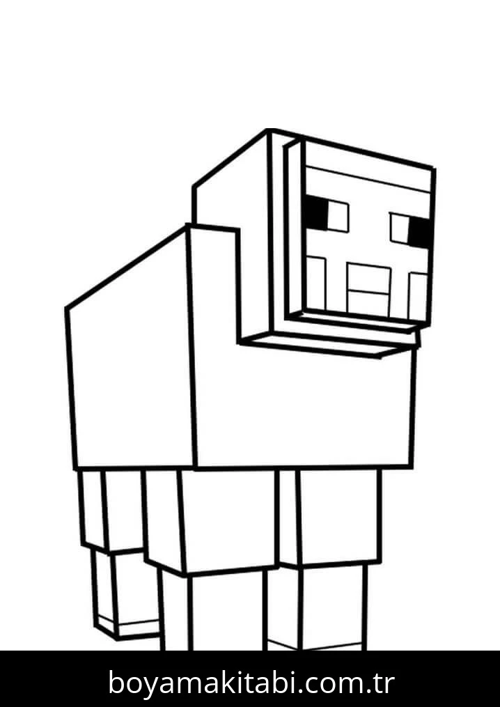 Minecraft boyama sayfası #237 – evde etkinlik, anaokulu etkinliği