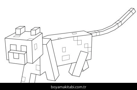Minecraft boyama sayfası #259 – tamamen ücretsiz, çocuklar için