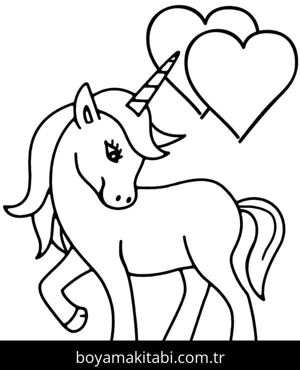 Unicorn Boyama Sayfaları