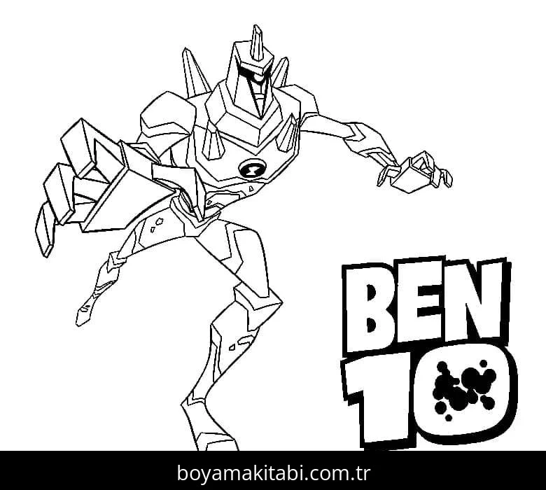 Ben 10 boyama sayfası – keyifli zaman, renkli çizimler