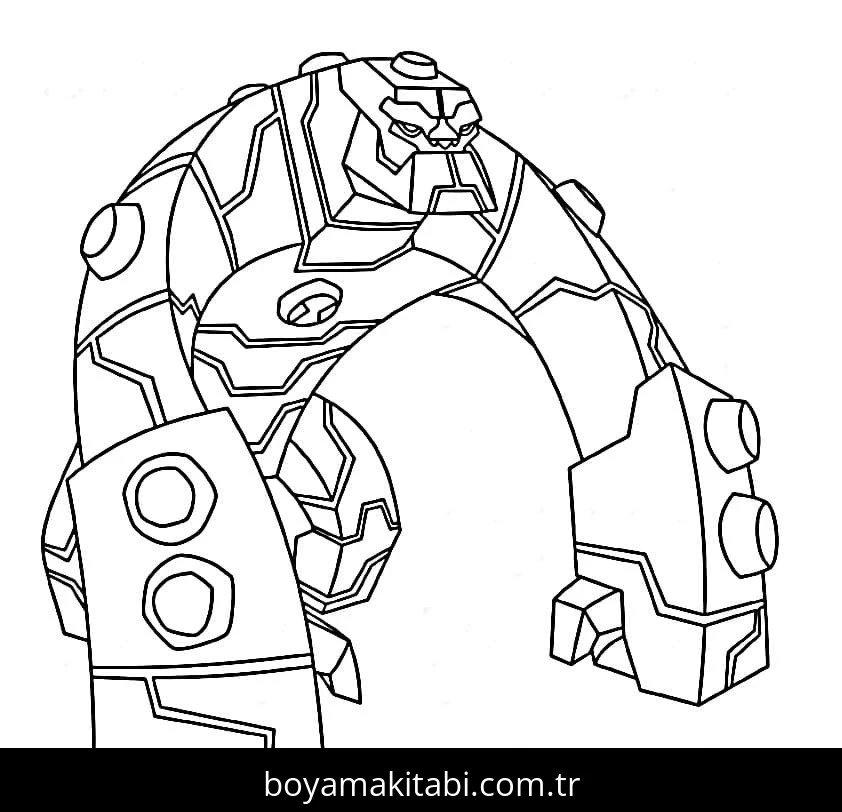 Ben 10 boyama sayfası – PDF indir, sevimli karakter