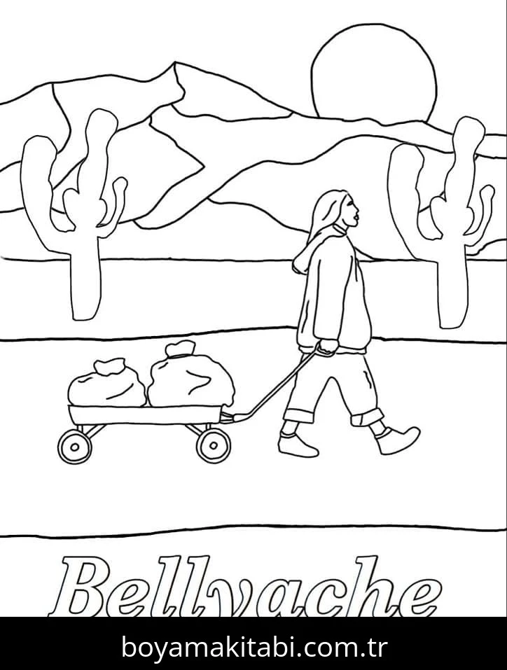 Billie Eilish boyama sayfası #3 – renk bilgisini öğretir, günlük etkinlik önerisi