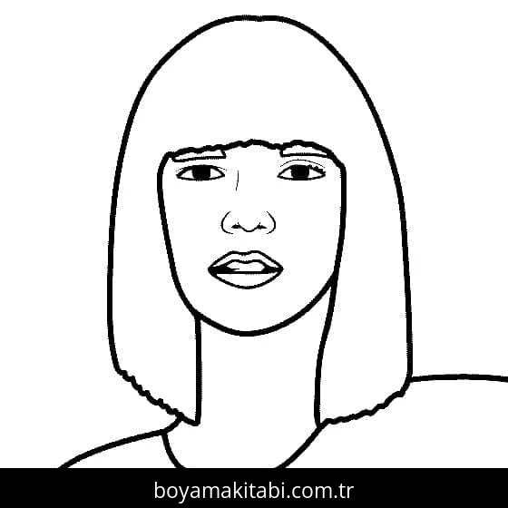Blackpink boyama sayfası – el becerilerini geliştirir, boyama çalışması