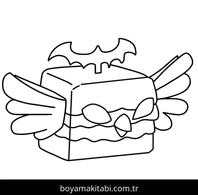 Blox Fruits boyama sayfası – sanatsal çalışma, çocuklar için
