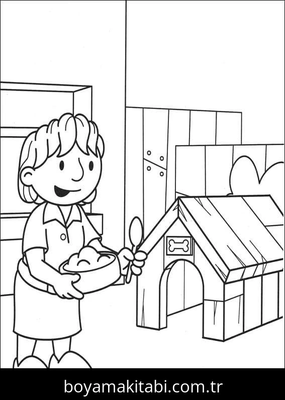 Bob Usta boyama sayfası – keyifli zaman, renkli çizimler