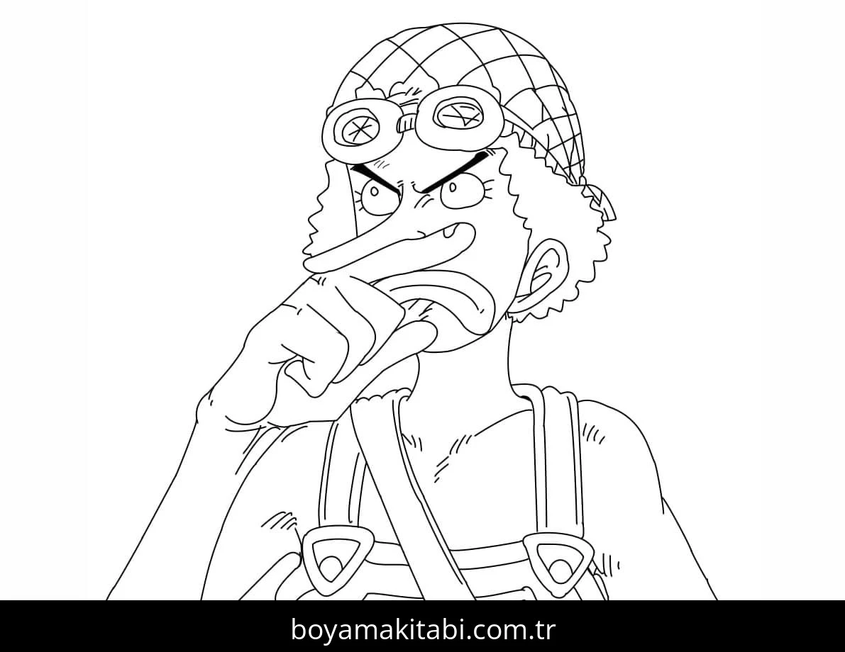 One Piece boyama sayfası #91 – kolay indirilebilir, eğlenceli öğrenme deneyimi
