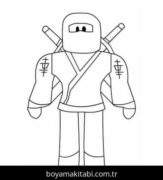 Roblox boyama sayfası – kolay boyama, eğitici aktivite