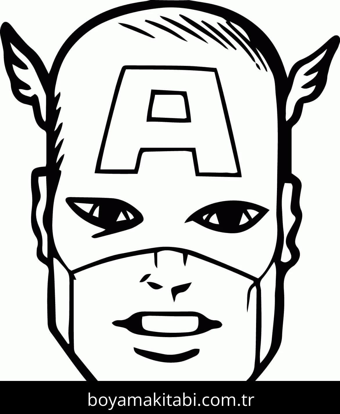Captain America boyama sayfası – ücretsiz yazdır, boyama etkinliği
