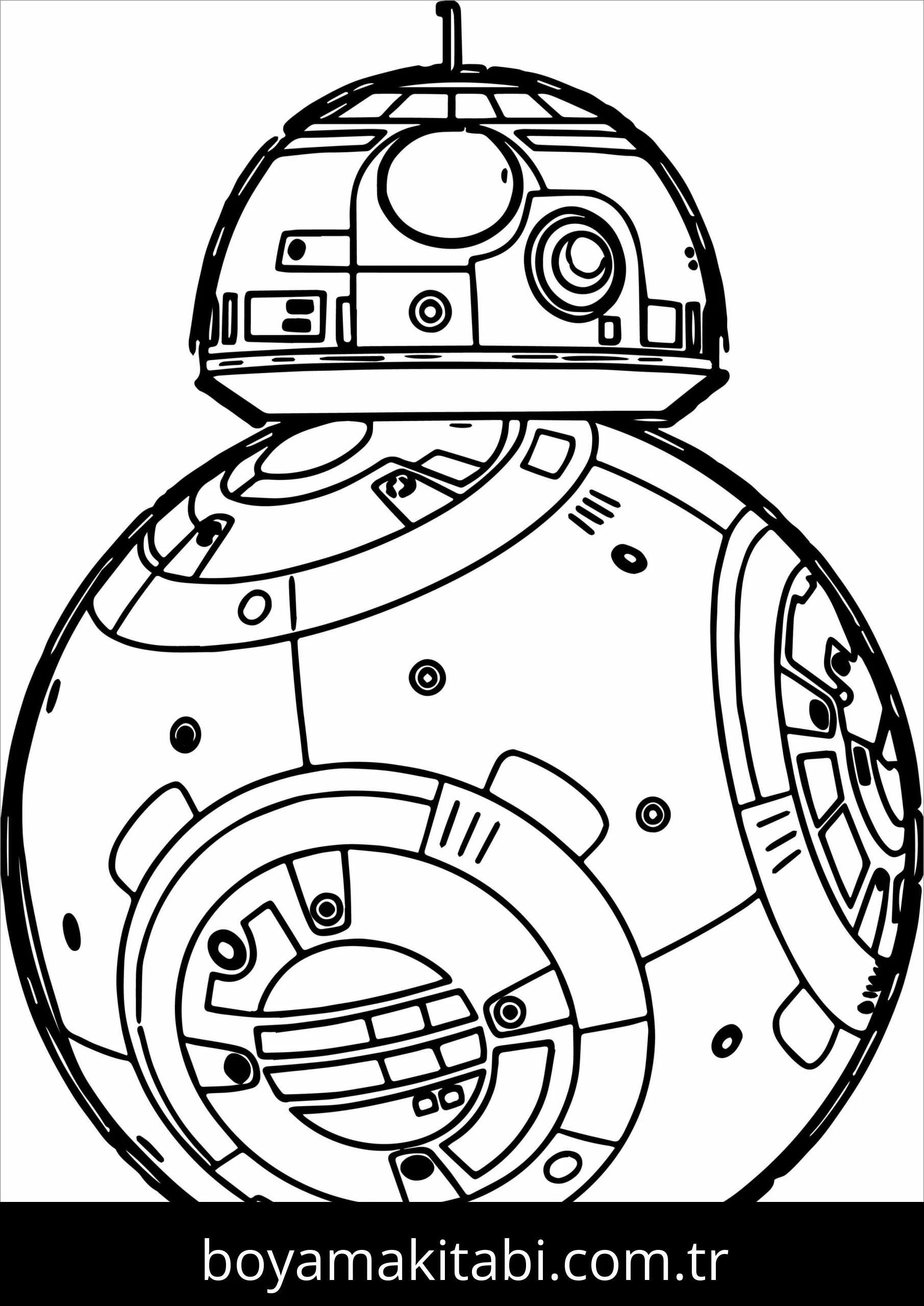 Star Wars boyama sayfası – eğlenceli etkinlik, el becerilerini geliştirir