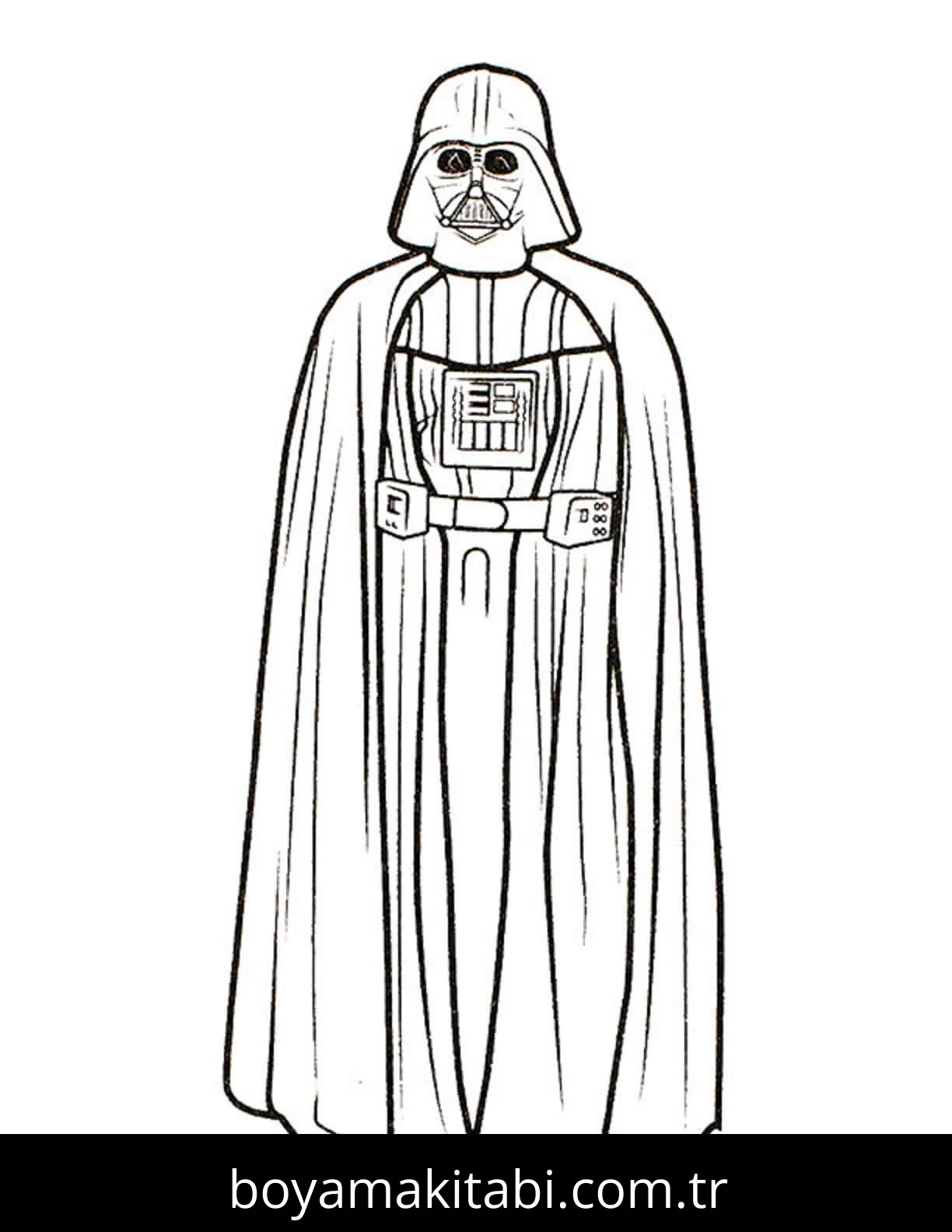 Star Wars boyama sayfası – boyama çalışması, yaratıcılığı geliştirir