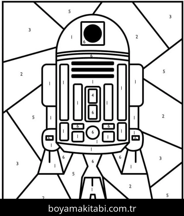 Star Wars boyama sayfası – yaratıcılığı geliştirir, keyifli zaman