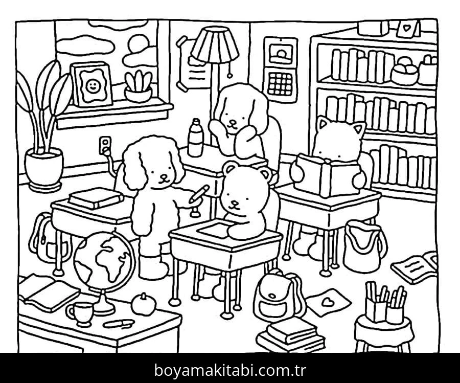 Bobbie Goods boyama sayfası – eğitici aktivite, yaratıcılık