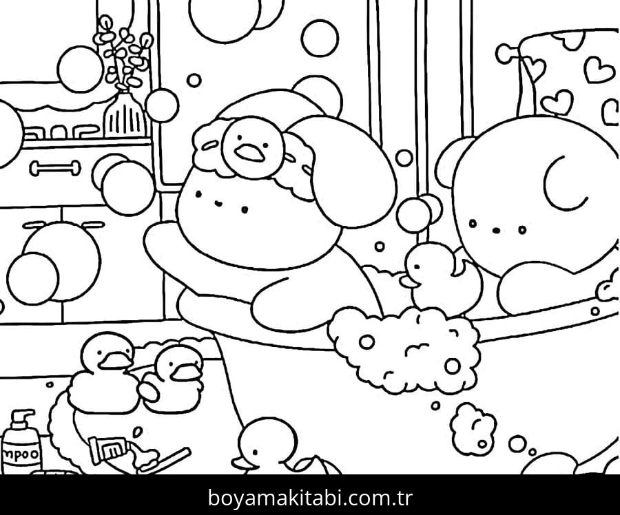 Bobbie Goods boyama sayfası – çocuklar için, çizgi film temalı