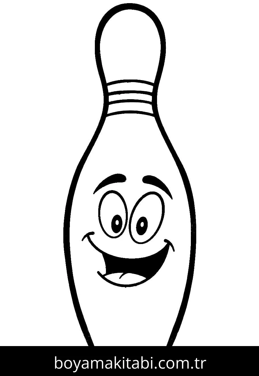 Bowling boyama sayfası – boyama etkinliği, çocuk aktivitesi