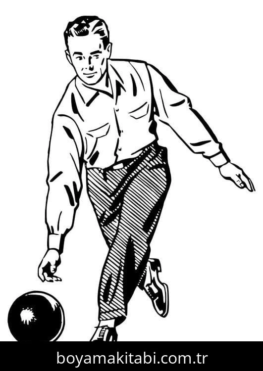 Bowling boyama sayfası – yaratıcılığı geliştirir, keyifli zaman