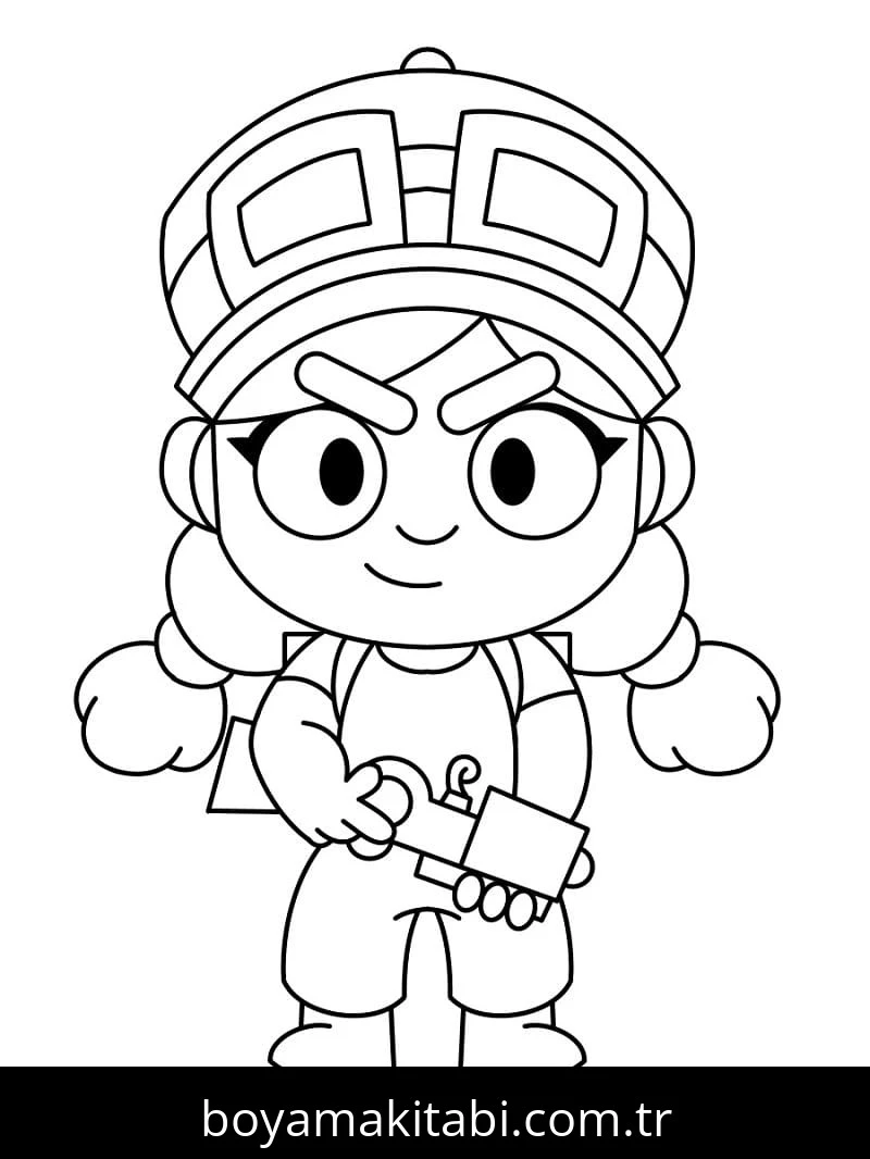 Brawl Stars boyama sayfası – keyifli zaman, renkli çizimler