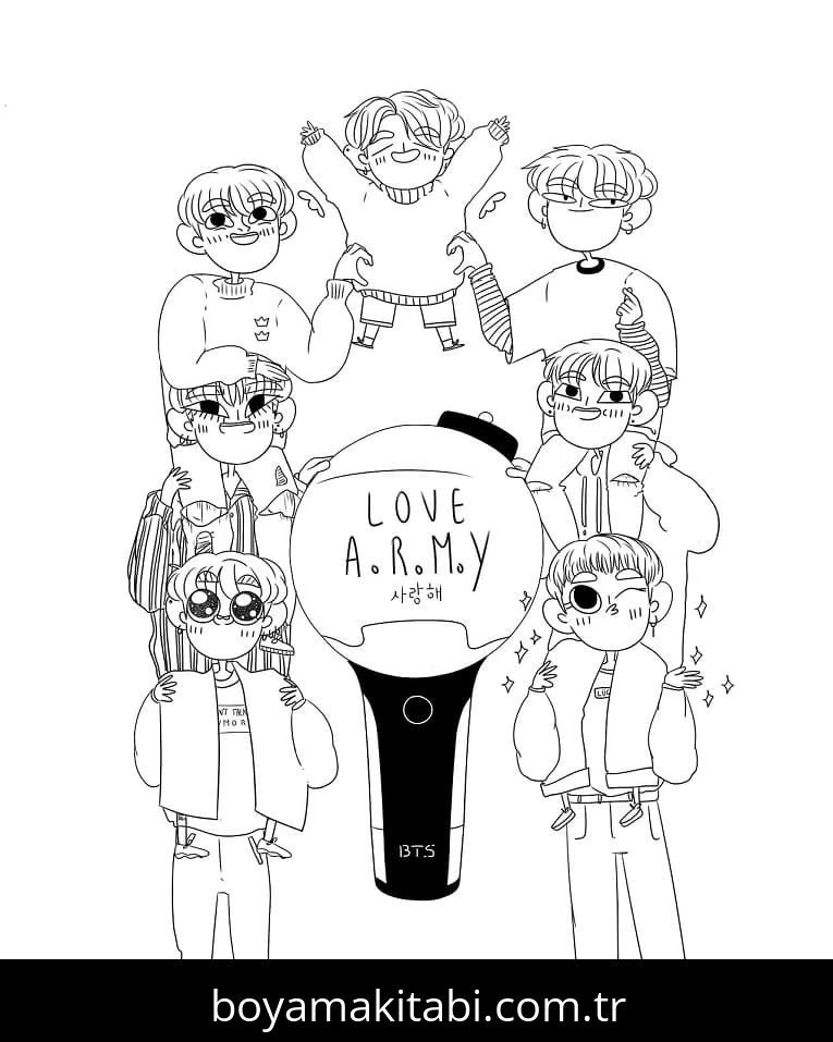 BTS Boyama
