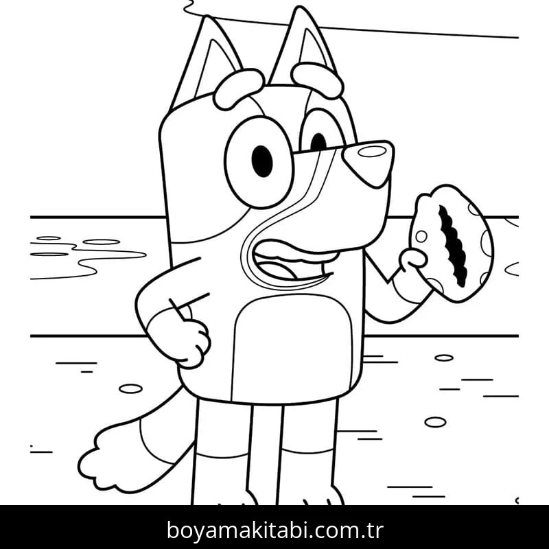 Buey boyama sayfası – eğlenceli etkinlik, el becerilerini geliştirir