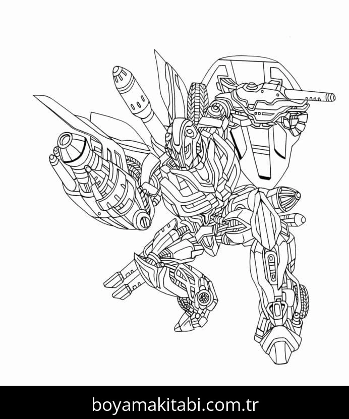 Bumblebee boyama sayfası – evde etkinlik, ücretsiz yazdır