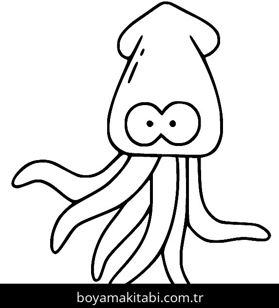 Ahtapot Boyama