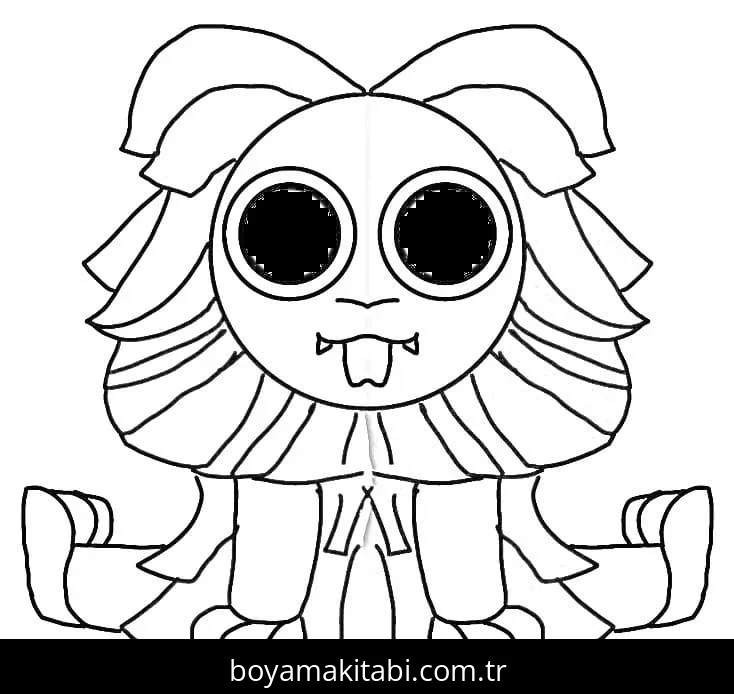 Yarnaby boyama sayfası – PDF indir, sevimli karakter