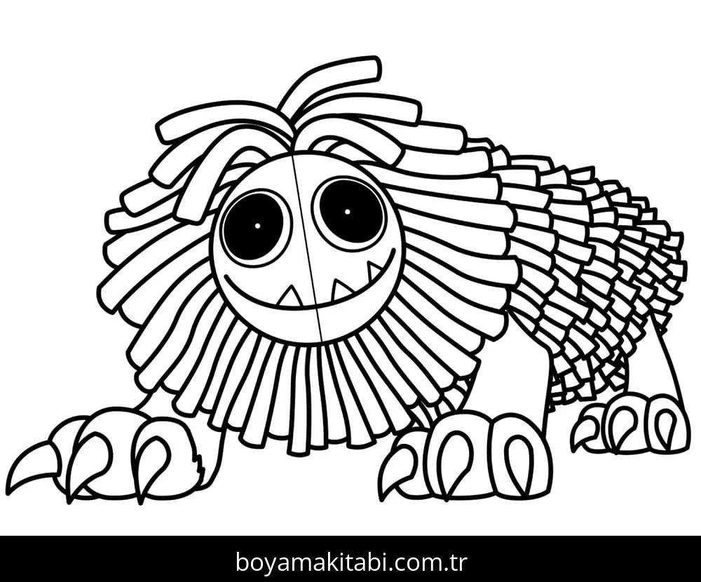 Yarnaby boyama sayfası – boyama etkinliği, çocuk aktivitesi