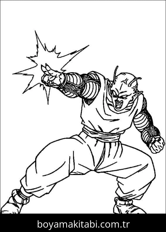 Dragon Ball Z boyama sayfası – yaratıcılığı geliştirir, keyifli zaman