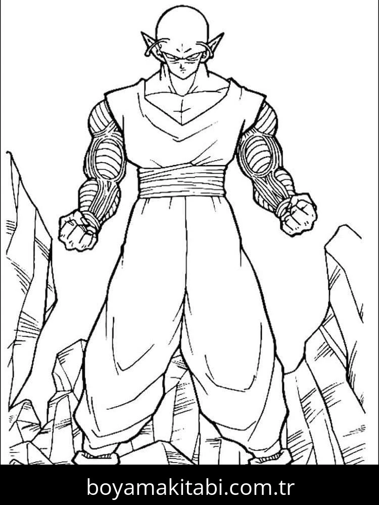 Dragon Ball Z boyama sayfası – evde etkinlik, ücretsiz yazdır