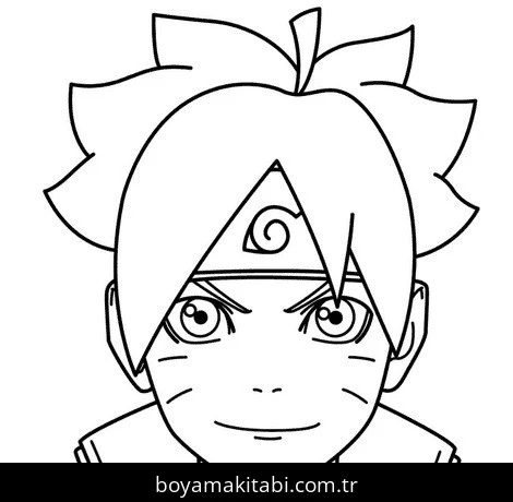Boruto boyama sayfası – ücretsiz yazdır, boyama etkinliği