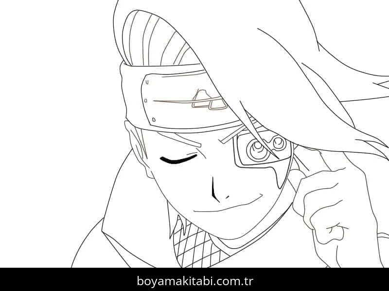 Akatsuki boyama sayfası – keyifli zaman, renkli çizimler
