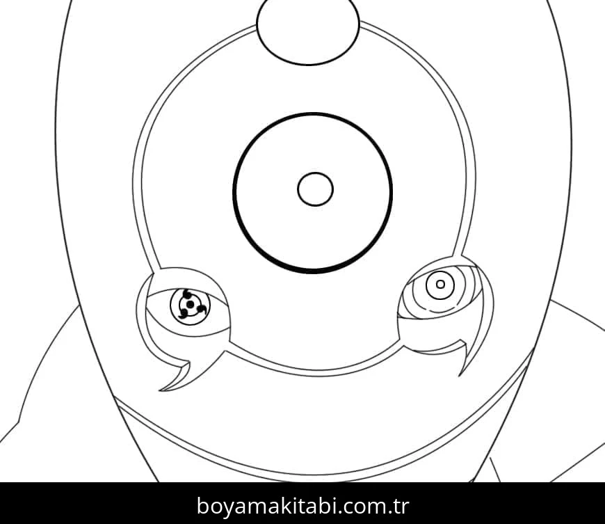 Akatsuki boyama sayfası – boyama çalışması, yaratıcılığı geliştirir