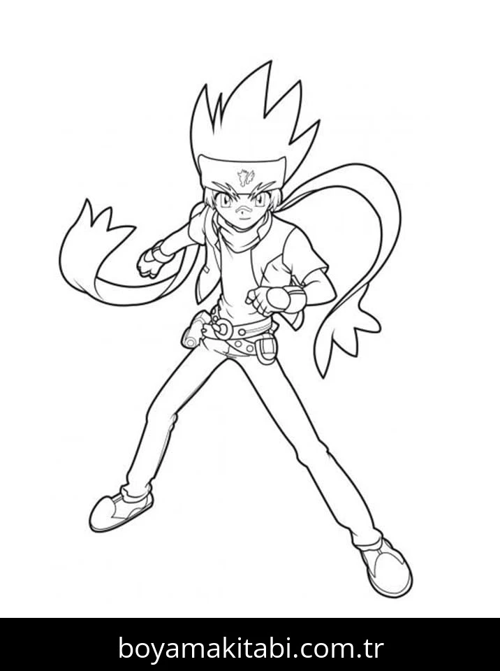 Beyblade boyama sayfası – yaratıcılığı geliştirir, keyifli zaman