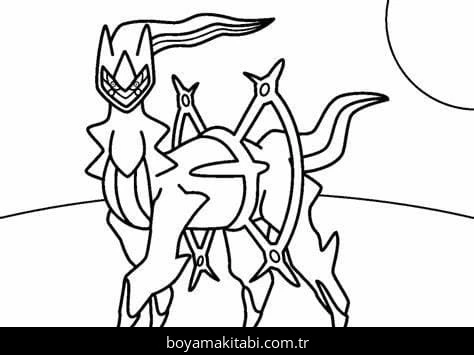 Arceus boyama sayfası – evde etkinlik, ücretsiz yazdır