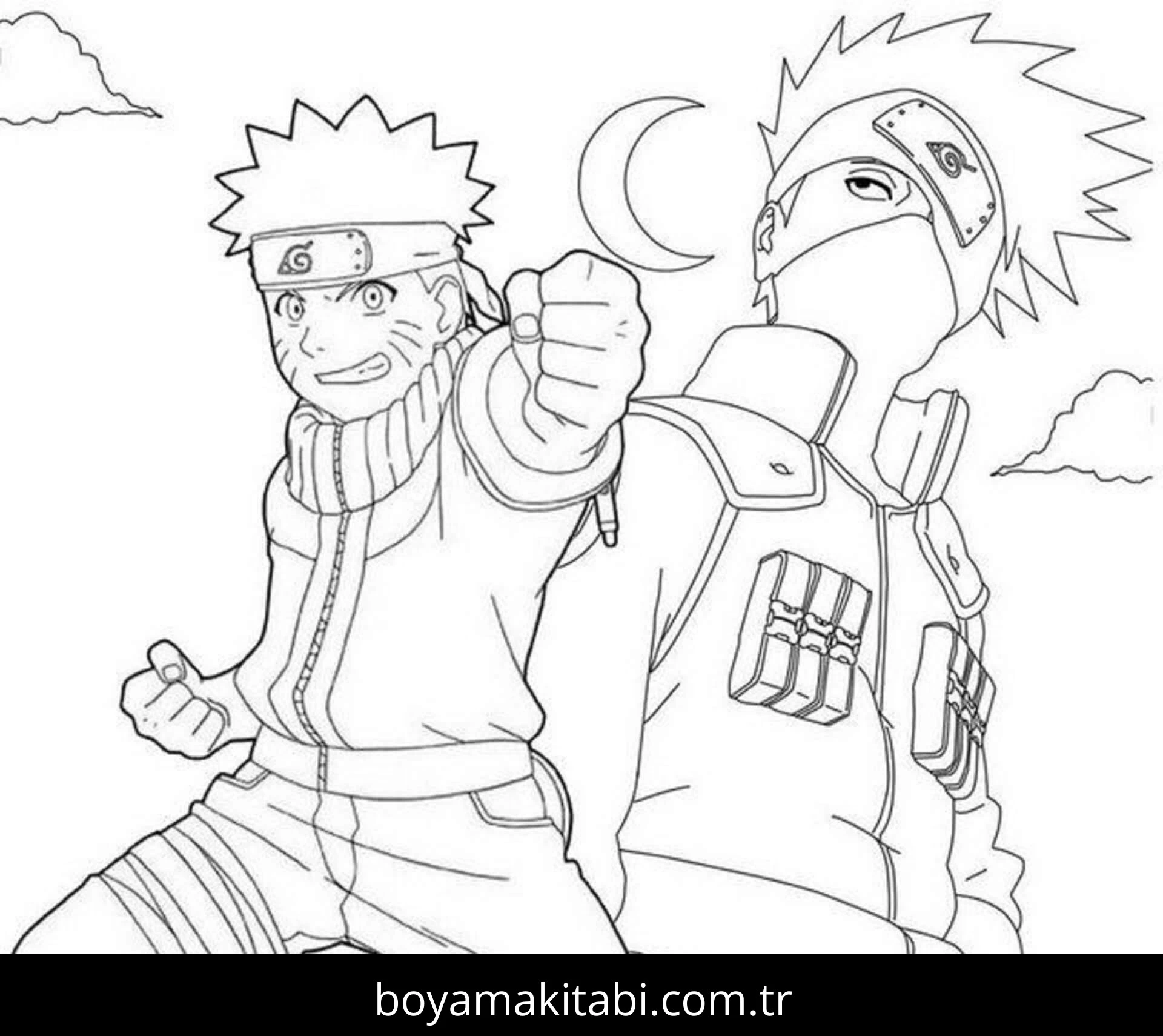 Kakashi Hatake boyama sayfası – ücretsiz yazdır, boyama etkinliği